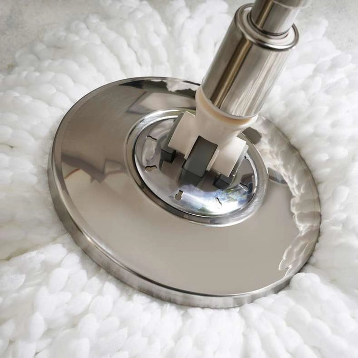 Kansas 4-Piece Stainless Steel Spin Mop Set 7L - Gold