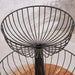 Kara 2-Tier Metal Fruit Basket 31X31X30Cm -Black Pan Home