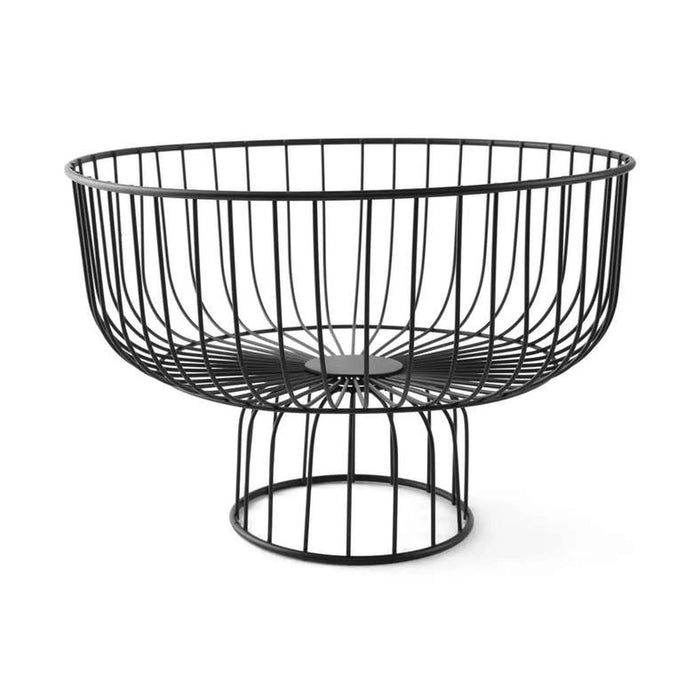 Karen Metal Fruit Basket 28X13X19.5Cm - Black