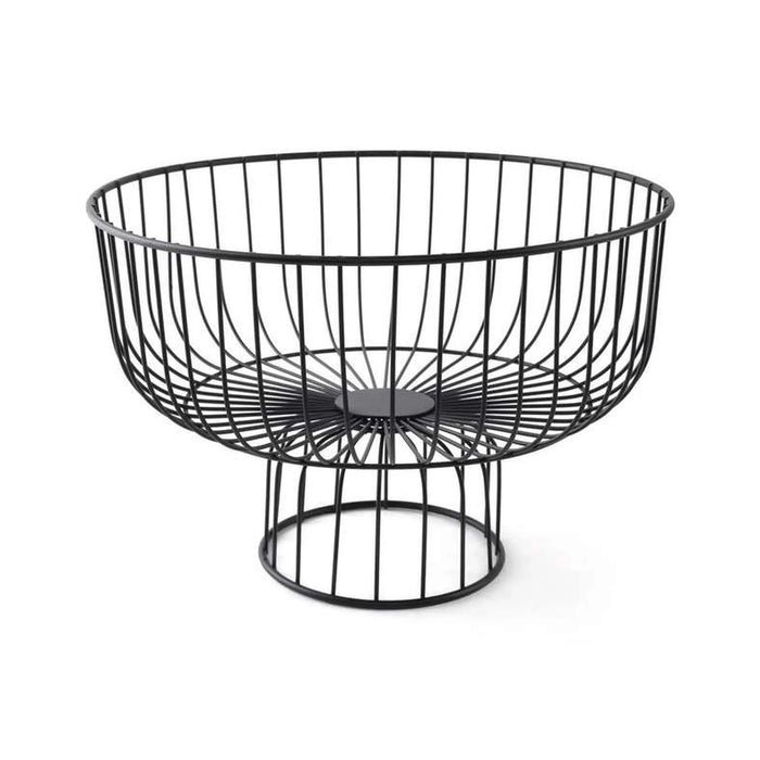 Karen Metal Fruit Basket 28X13X19.5Cm - Black