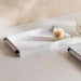 Kate Pu Decor Tray 40X25X4Cm - White Pan Home
