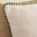 Kave Textured Down Feel Filled Cushion 50X50Cm -Olive Pan Home
