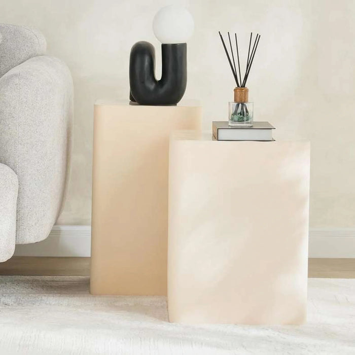 Kaweka End Table Large - White
