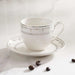 Kazia 12-Piece Tea Cup Saucer 180Ml - White Pan Home