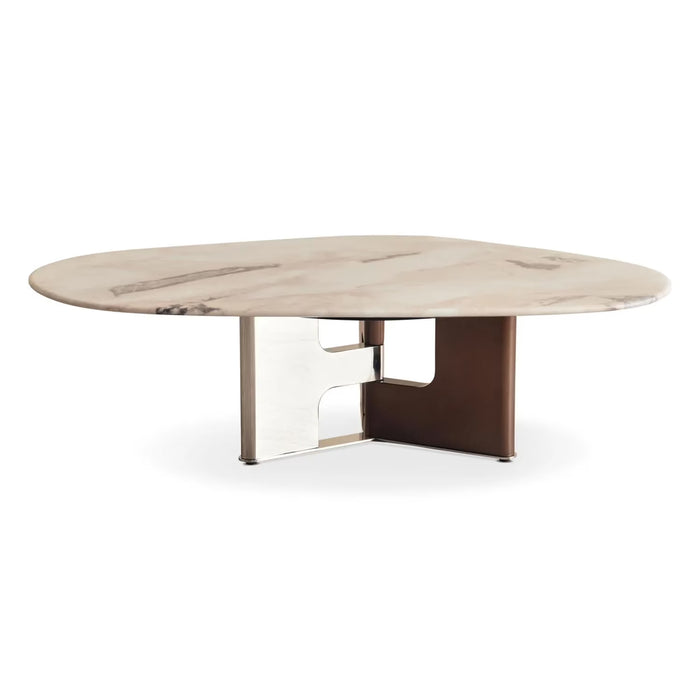 Keenan Coffee Table Marble - Silver Walnut