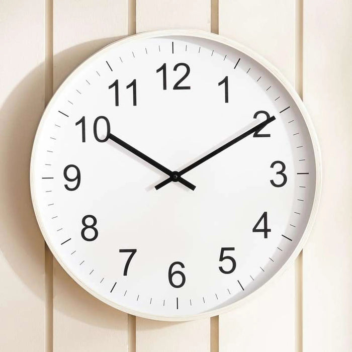 Keith Wall Clock Dia 51X4.5Cm- White Pan Home