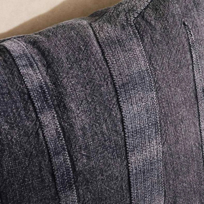 Kellan Linen Embroidery Down Feel Filled Cushion 40X60Cm -Iron Pan Home