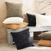 Kellan Linen Embroidery Down Feel Filled Cushion 40X60Cm -Iron Pan Home