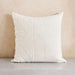 Kellan Linen Embroidery Down Feel Filled Cushion 50X50Cm -Ivory Pan Home