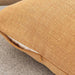 Kellan Linen Embroidery Down Feel Filled Cushion 50X50Cm -Tobacco Pan Home