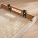 Kena Wooden Serving Tray 40X30X5.5Cm -Natural Pan Home