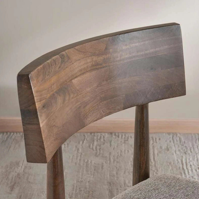 Kenneth Dining Chair Wood - Beige & Antique Brown Pan Home