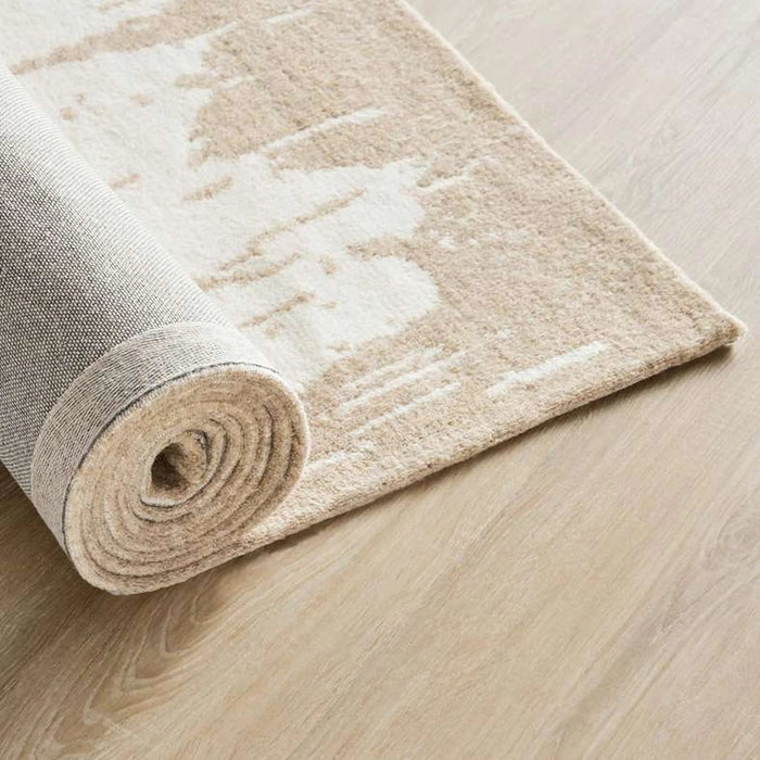Keren Circular Knitting Wool Rug 200X300Cm - Ivory/Beige Pan Home