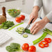Kevon Cutting Board White/Green Pan Home