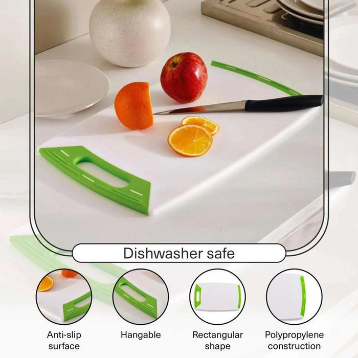 Kevon Cutting Board White/Green Pan Home