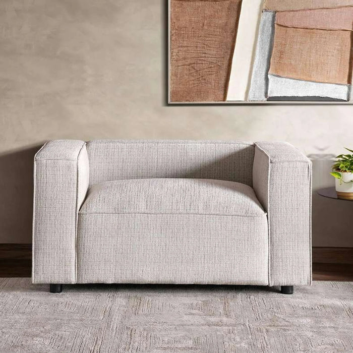 Khizar Single Seater Sofa - Beige
