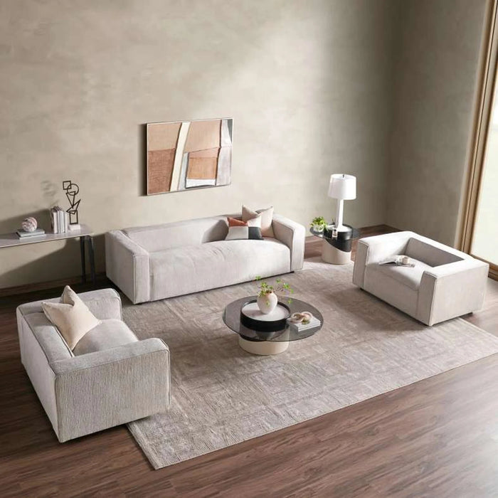 Khizar Single Seater Sofa - Beige