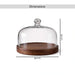 Kiara Acacia Cake Dome Dia25.4X18.4Cm -Walnut Pan Home