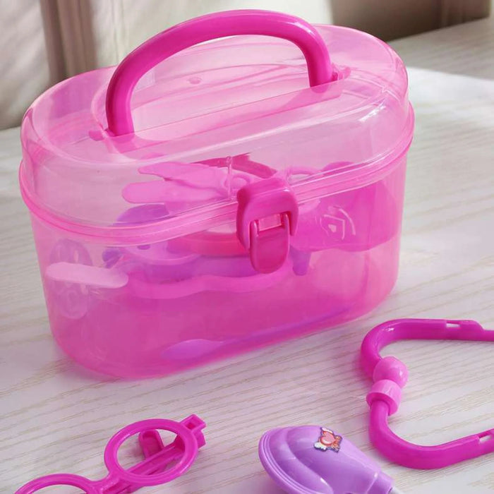 Kids 12-Piece Doctor Set In Box - Pink