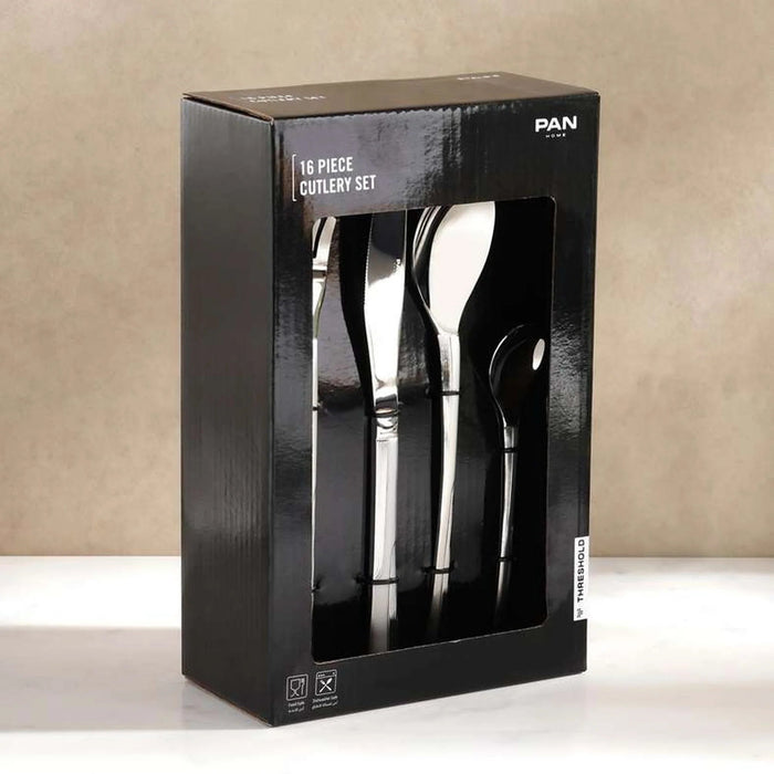 Kilian 16-Piece Cutlery Set -Chrome Pan Home