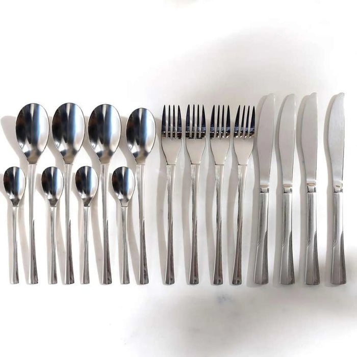 Kilian 16-Piece Cutlery Set -Chrome Pan Home