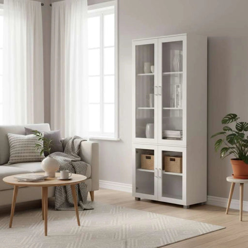 Killen Display Cabinet Large - White Pan Home