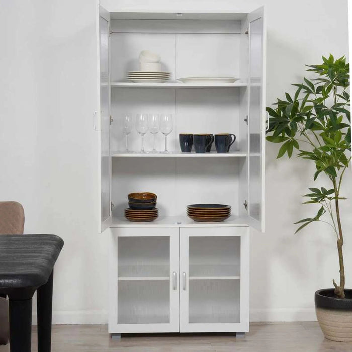 Killen Display Cabinet Large - White Pan Home