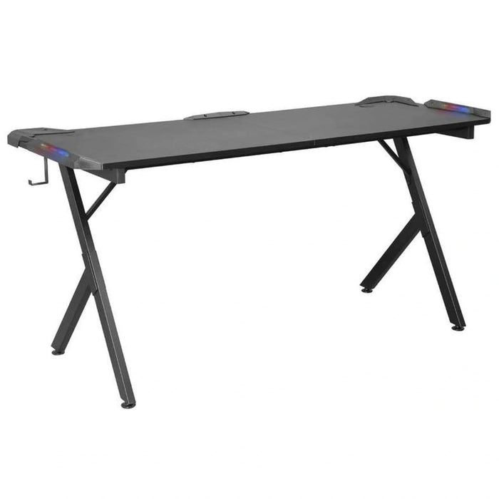 Kinetic Gaming Desk Melamine - Black Pan Home