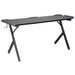 Kinetic Gaming Desk Melamine - Black Pan Home