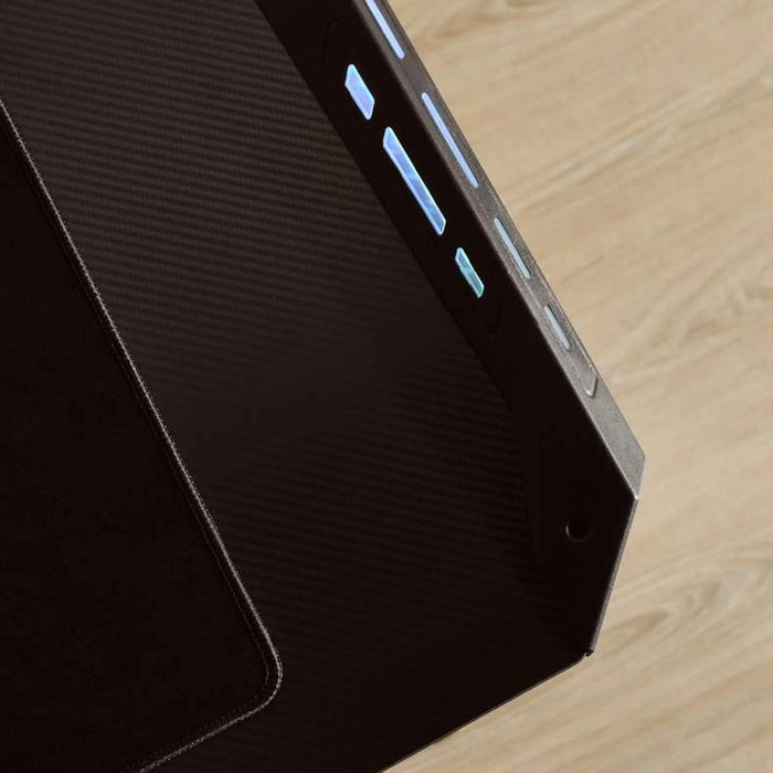 Kinetic Gaming Desk Melamine - Black Pan Home