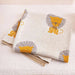 King Baby Lion Cotton Throw 75X100- Ochre Pan Home
