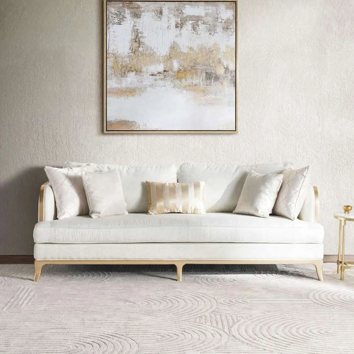 Kingdom 3 Seater Sofa - Beige