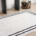 Kingslane Modern Tufted Velvet Touch Rug 160X230Cm - Ivory Black Pan Home