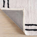 Kingslane Modern Tufted Velvet Touch Rug 160X230Cm - Ivory Black Pan Home