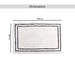 Kingslane Modern Tufted Velvet Touch Rug 160X230Cm - Ivory Black Pan Home
