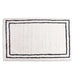 Kingslane Modern Tufted Velvet Touch Rug 200X290Cm - Ivory Black Pan Home