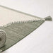 Kinley Cotton Dhurrie With Tassel 60X90Cm - Olive Green Pan Home