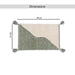 Kinley Cotton Dhurrie With Tassel 60X90Cm - Olive Green Pan Home