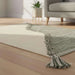 Kinley Cotton Dhurrie With Tassel 90X150Cm - Olive Green Pan Home