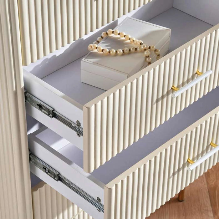 Kirby Chest Of 5 Drawer - Beige