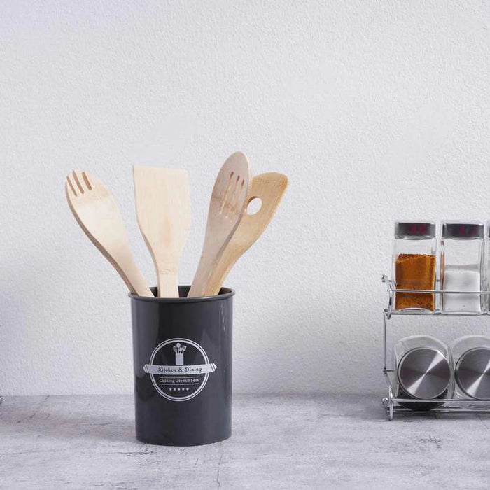 Kiro Kitchen Utensils Holder Dia13. - Grey Pan Home