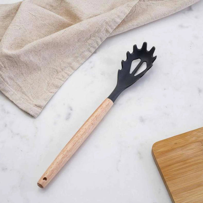 Kiro Silicone Spaghetti Server - Grey Pan Home