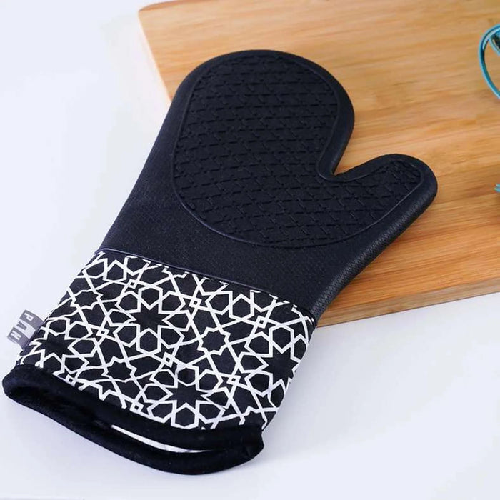 Kitchenmate Silicone Oven Mitten 19X33Cm-Black