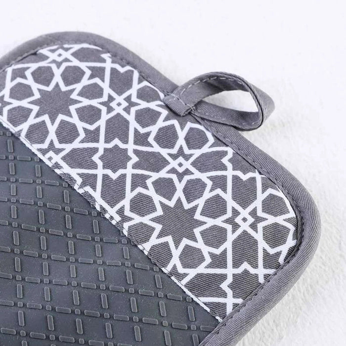 Kitchenmate Silicone Pot Holder 18X23Cm-Grey Pan Home
