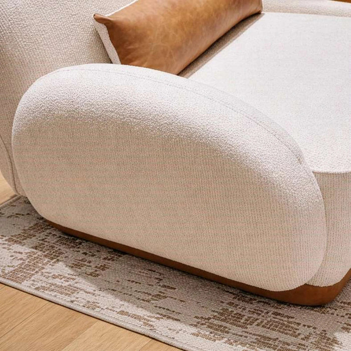 Kivo Corner Sofa Set - Beige Pan Home