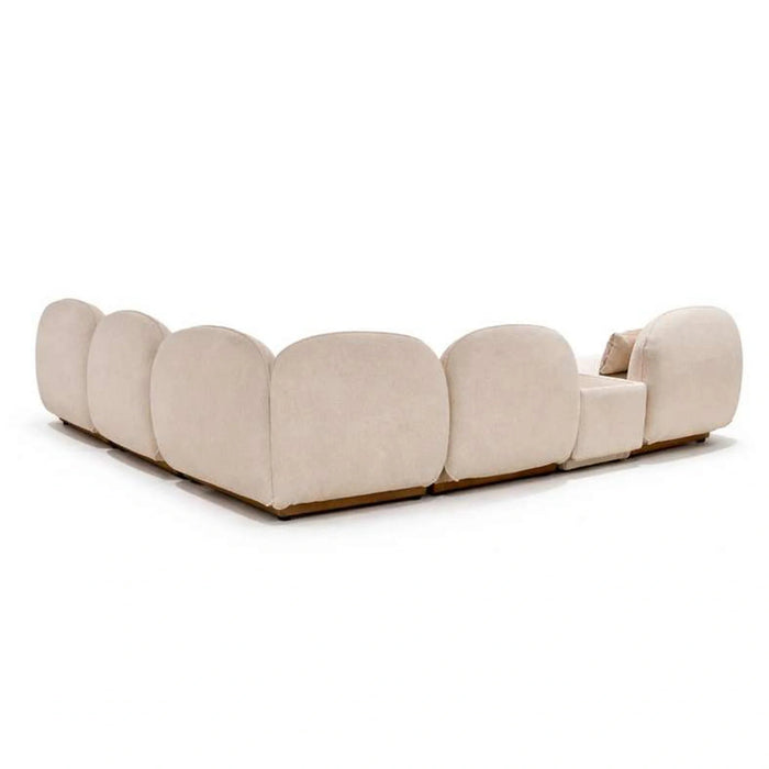 Kivo Corner Sofa Set - Beige Pan Home