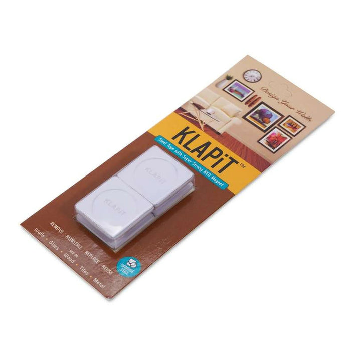 Klapit 2 Pieces Magnetic Hanging Stripes Set - White Pan Home