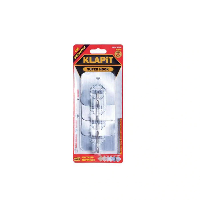 Klapit 4-Piece Super Hook Set - Silver Pan Home