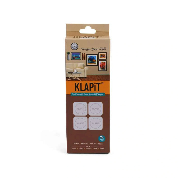 Klapit 4 Pieces Magnetic Hanging Stripes Set - White Pan Home