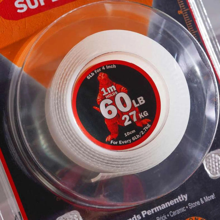Klapit Super Tape Gripzilla 1 Meter - Clear Pan Home